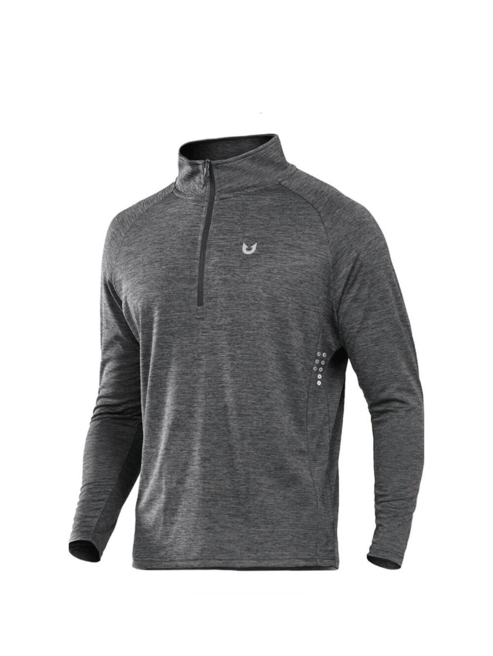 Northyard Men's pullover quarter zip 4xl  gray